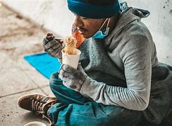 Image result for Homeless Eating