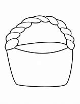 Image result for flower basket clip art black and white