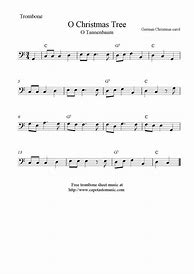 Image result for Trombone Sheet Music