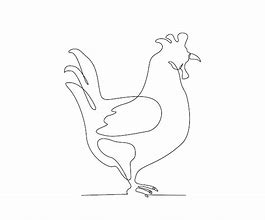 Image result for Chicken Line Drawing Logo Australorp