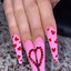 Image result for Summer Nails Dark Pink