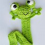 Image result for Crochet Frog Bookmark