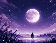 Image result for Cool Anime Moon