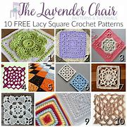 Image result for Crochet Square Motif