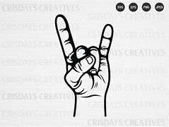 Image result for Rad Hand Sign SVG