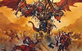 Image result for 40K Angron Dual Axes