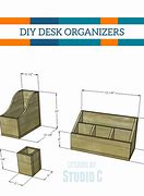 Image result for DIY Wooden Desk Organizer