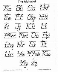 Image result for Font for Practicing Handwriting