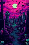 Image result for Graveyard Background HD