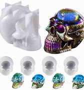 Image result for Epoxy Resin Skull Mold