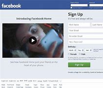 Image result for Facebook Home page