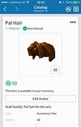 Image result for Bacon Hair with ROBUX