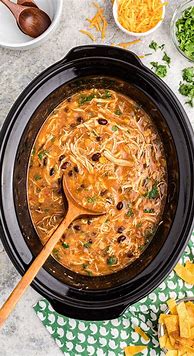 Image result for Slow Cooker Mexican Chicken Tortilla Soup