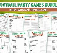 Image result for Football Party Games