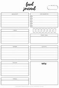 Image result for Nutrition Diary Template