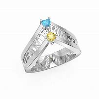 Image result for Birthstone Rings with Diamonds