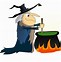 Image result for Witch Cauldron and Cat Silhouette