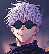 Image result for Gojo Satoru Anime Glasses