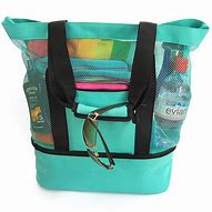 Image result for Mesh Beach Bag with Cooler