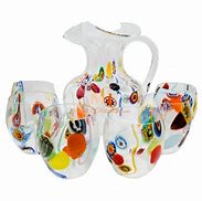 Image result for Murano Clear Glass Drinking Glasses