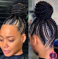 Image result for Feed in Braids Updo