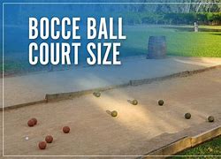 Image result for Bocce Ball Court Diagram