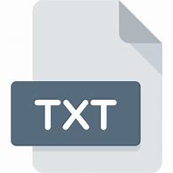 Image result for TXT Icon.svg Blue