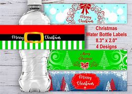 Image result for Merry Christmas Bottle Labels