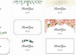 Image result for Place Cards for Table Seating Template