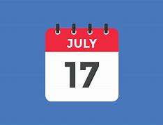 Image result for July 17th Calendar