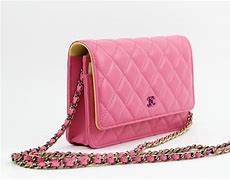 Image result for Chanel Wallet On Chain Pink