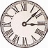 Image result for Roman Numeral Clock Faces without Hands