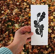 Image result for Lino Print Leaves