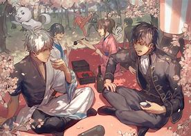 Image result for Gintama Drinking PFP