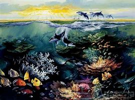 Image result for Underwater Scene Wall Murals