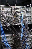 Image result for Messy Data Center Cables