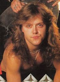 Image result for Lars Ulrich in the 80s