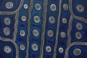 Image result for Blue Aboriginal Art