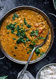 Image result for Red Lentil Dal