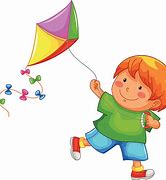 Image result for Boy Flying Kite Clip Art