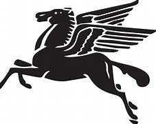 Image result for Mobil Pegasus Vector Art