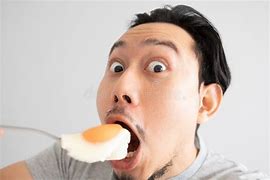 Image result for Person Eating Fried Egg