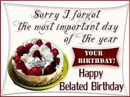 Image result for Forgetting Birthday