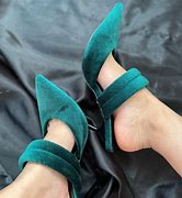 Image result for Forest Green Heels for Women