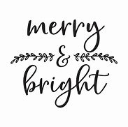 Image result for Merry and Bright Clip Art