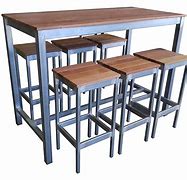 Image result for High Top Bar Table Set