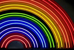 Image result for Rainbow Neon Lights Aesthetic