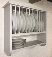 Image result for Wall Mounted Plate Display Rack