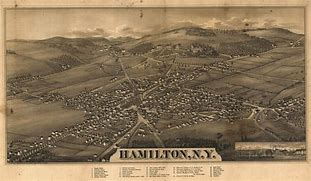 Image result for Map of Hamilton NY