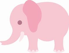 Image result for Cute Pink Elephant Clip Art